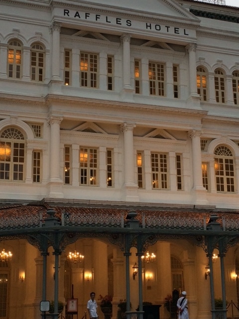 the Raffles Hotel in Singapore
